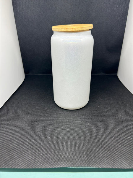 Beer can glass 16oz