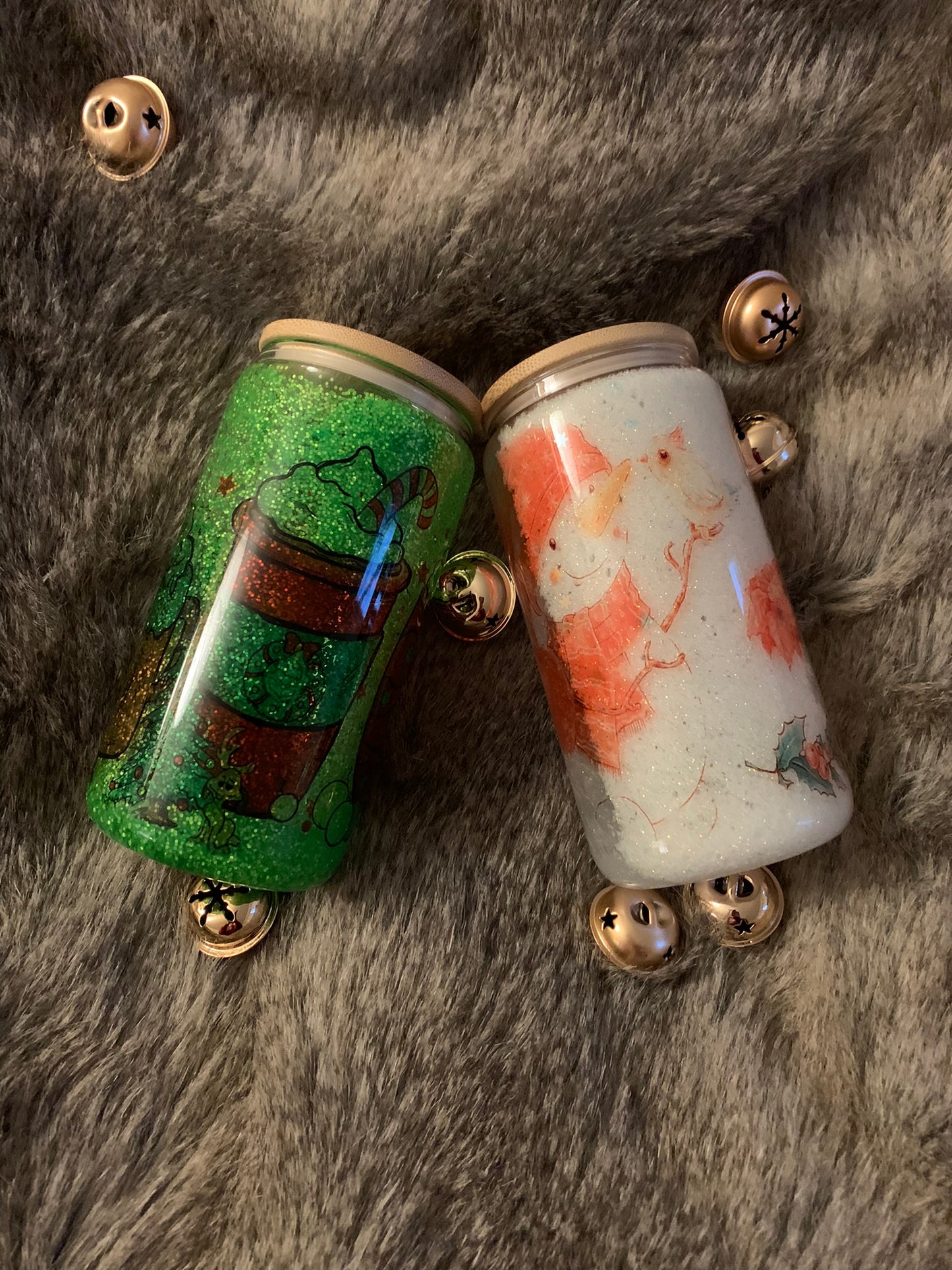 Snow globe tumbler