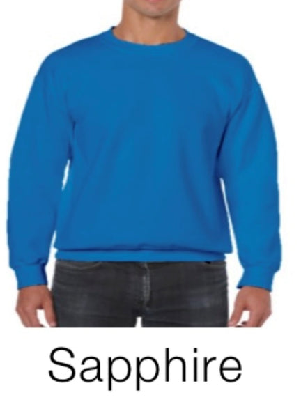 Adult crew neck fleece