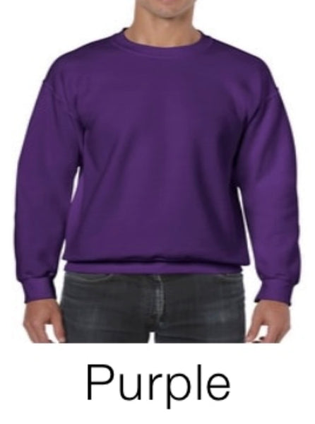 Adult crew neck fleece