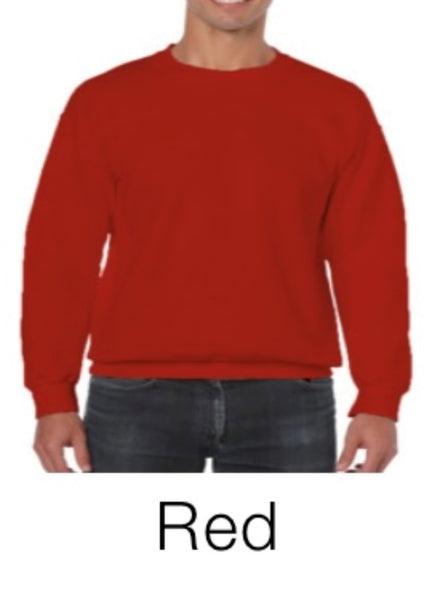 Adult crew neck fleece
