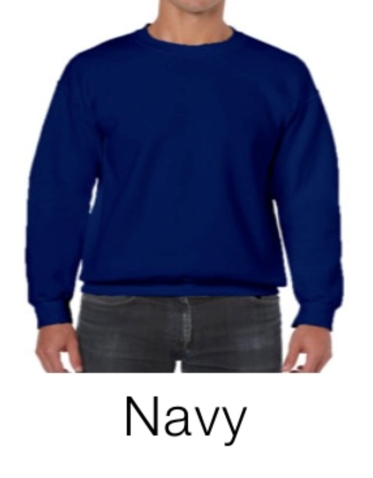 Adult crew neck fleece