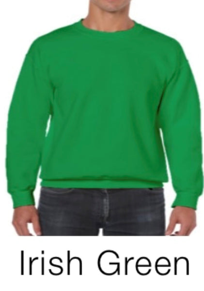 Adult crew neck fleece