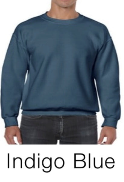 Adult crew neck fleece