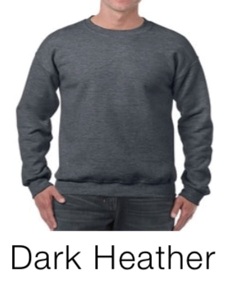 Adult crew neck fleece
