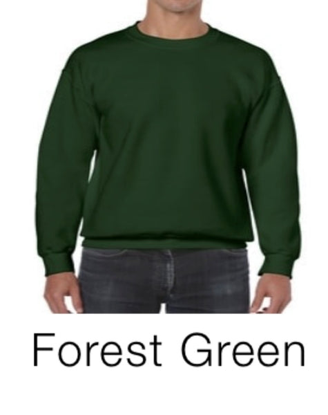 Adult crew neck fleece