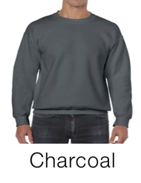 Adult crew neck fleece