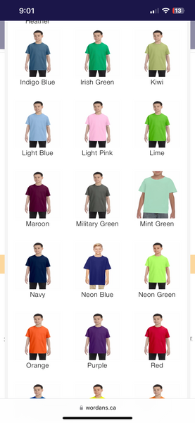 Gildan youth T-shirt