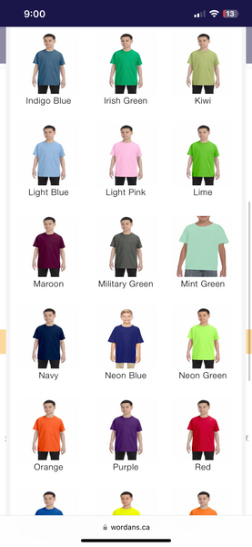 Gildan youth T-shirt