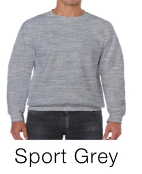 Adult crew neck fleece