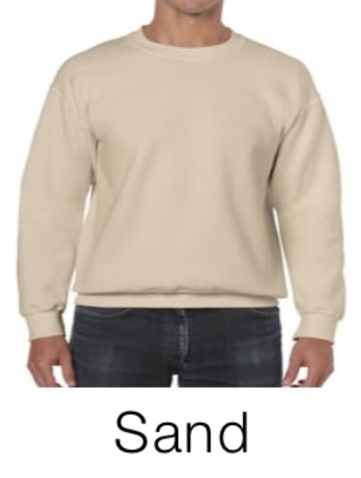 Adult crew neck sweater